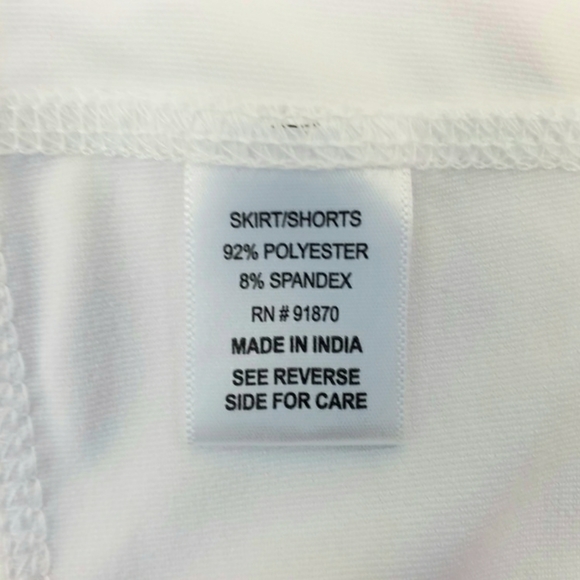 Bolle High Performance Pink White Stripe Athletic Skirt W/Shorts Womens Medium - Picture 6 of 14